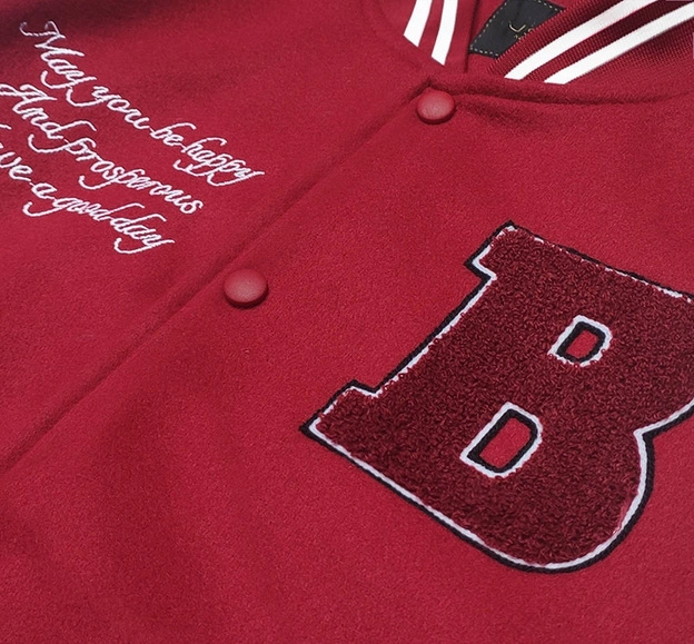 Kurtka damska bomber ciemnoczerwona (16M9067-270)