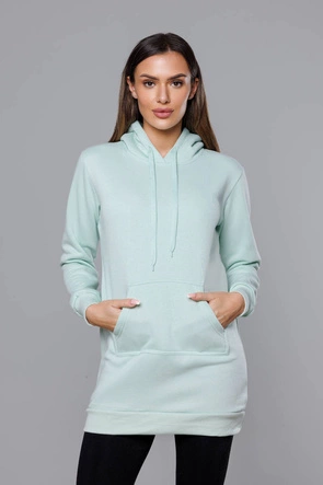 Damska bluza kangurka pistacja (YS10003-39)