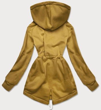 Bluza damska na suwak musztardowa (amg-686)