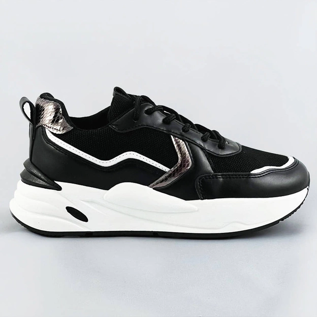 Sportowe buty damskie czarne (bs-06)