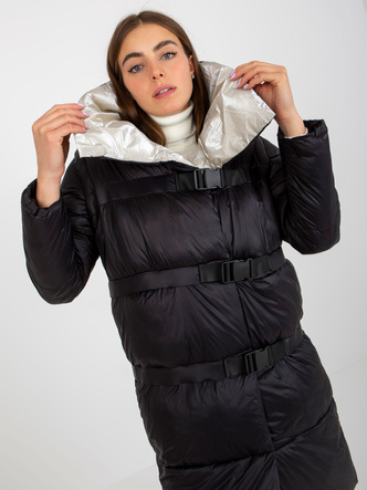 Kurtka zimowa z odpinanymi rękawami Factory Price czarna (TR8139)