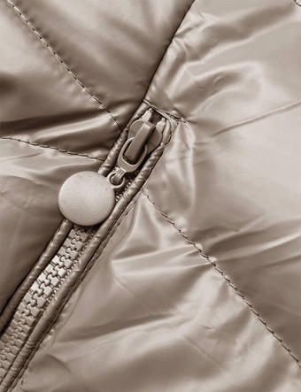 Zimowa kurtka damska beżowa (5M3139-62)