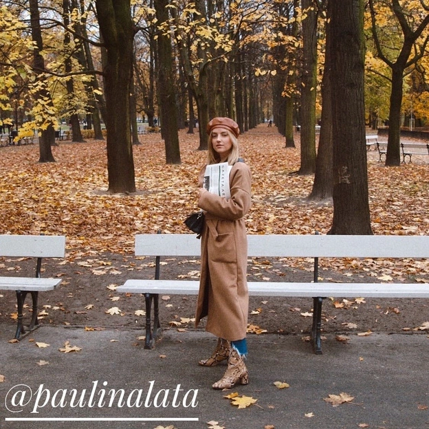 DŁUGI PŁASZCZ WIĄZANY PASKIEM BEŻOWY (7981)