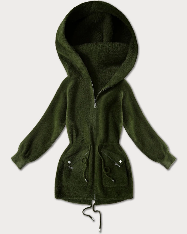 Narzutka alpaka z kieszeniami army (W010#)