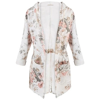 NARZUTKA W KWIATY BIAŁA (80141)