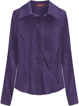 BAWEŁNIANA KOSZULA FIOLETOWA (1016)