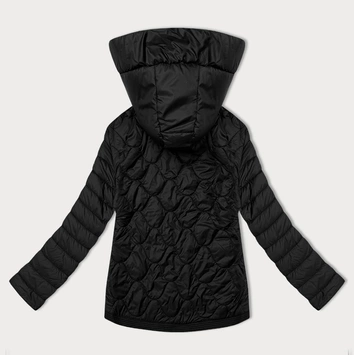 Pikowana kurtka damska J Style czarna (16M9269-392)
