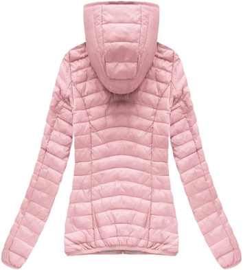 PIKOWANA KURTKA Z KAPTUREM ŁOSOSIOWA (B1011)