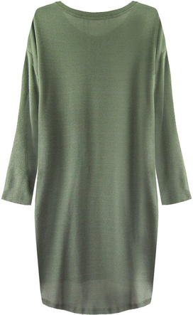 SUKIENKA OVERSIZE Z WISIORKIEM KHAKI (219ART)