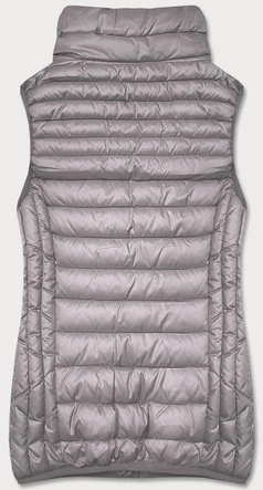 Bezrękawnik ze stójką damski szara (b2722-9)