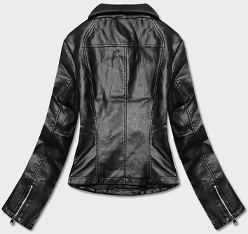 Ramoneska damska z kołnierzem czarna (11Z8036)