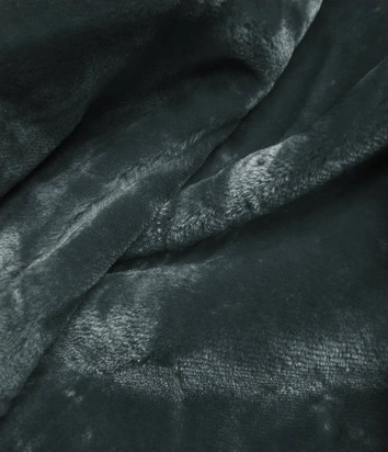 DAMSKA KURTKA PARKA ZIMOWA Z PODPINKĄ CIEMNOZIELONA (B2717-10)