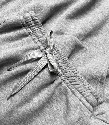 Damski dres z bluzą oversize jasny szary (8c69-2)