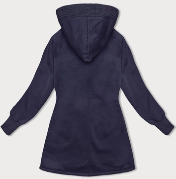 Długa bluza damska fioletowa (AMG-321A)