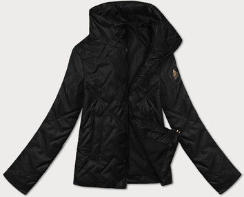 Cienka kurtka damska ze stójką S'West czarna (B8363-1)