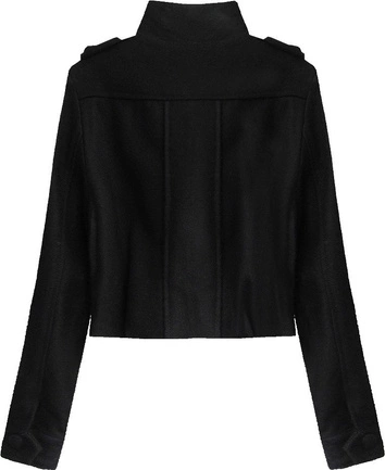 KRÓTKA KURTKA ZE STÓJKĄ CZARNA (X1096X)