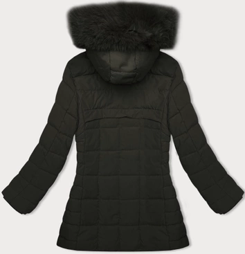 Pikowana kurtka zimowa damska J Style army (16M9119-136)