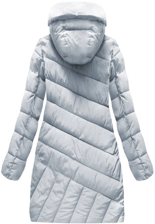 PIKOWANA KURTKA Z KAPTUREM SZARA (1849-1)