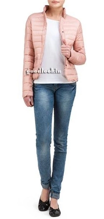 KURTKA O&S PUDROWY RÓŻ (1112)