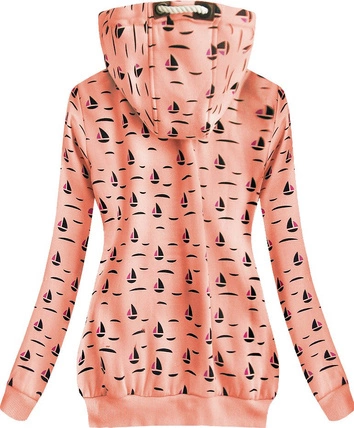 CIEPŁA BLUZA Z KAPTUREM ŁOSOSIOWA (1912)