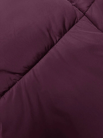 Taliowana kamizelka damska bordowa (16M9093-06)