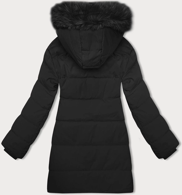 Zimowa kurtka damska z kapturem J Style czarna (16M9099-392)