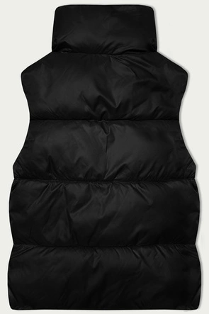 Dwustronna krótka kamizelka S'West czarny-panterka (B8346-1)