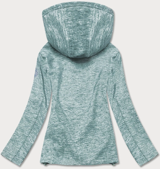 Damska kurtka sportowa typu softshell szaro-niebieska (DW-21605)