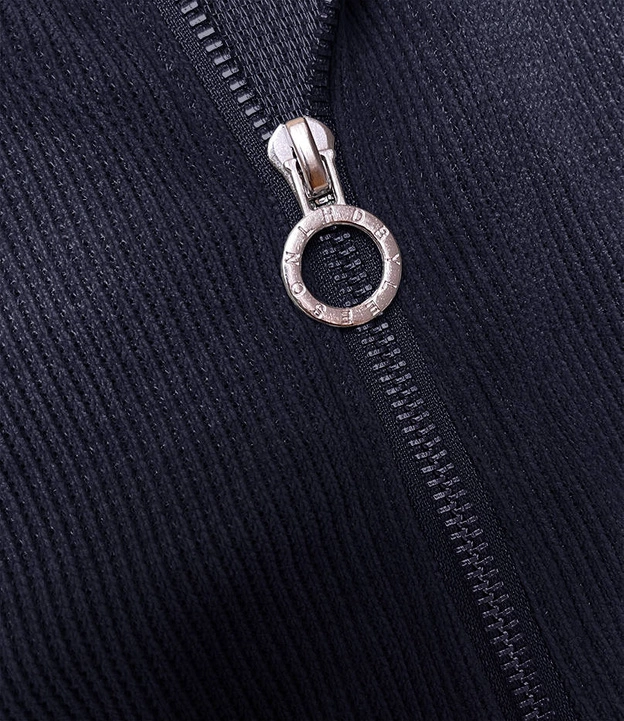 Dresowy komplet damski typu wafel granatowy (AMG-339A)