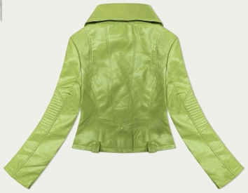 Kurtka ramoneska z asymetrycznym zamkiem J Style pistacjowa (11Z8130)