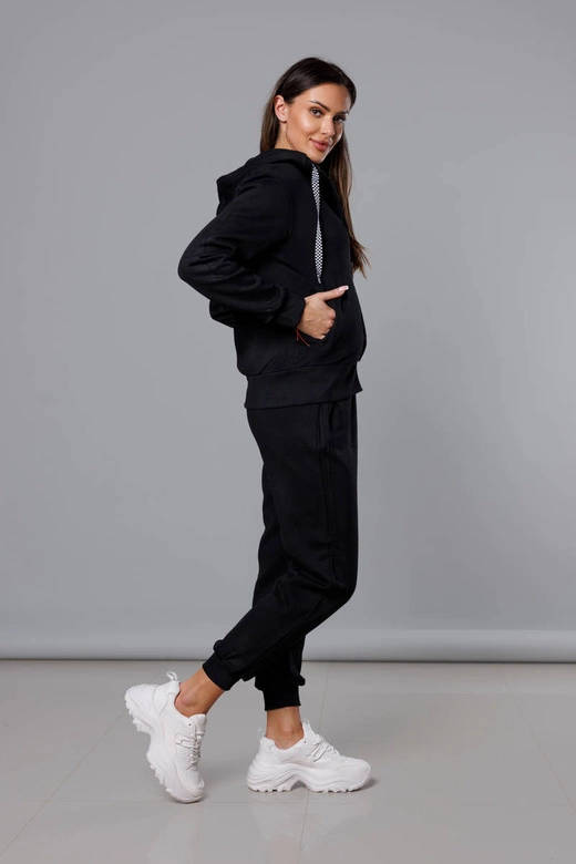 Komplet sportowy damski czarny (YP-1137)