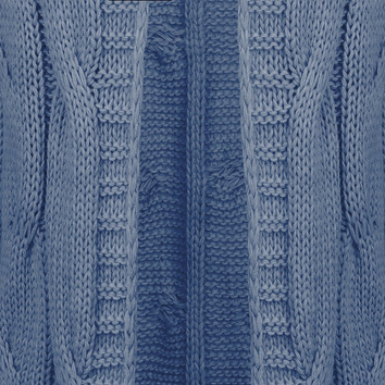SWETER O GRUBYM SPLOCIE NIEBIESKI (115ART)
