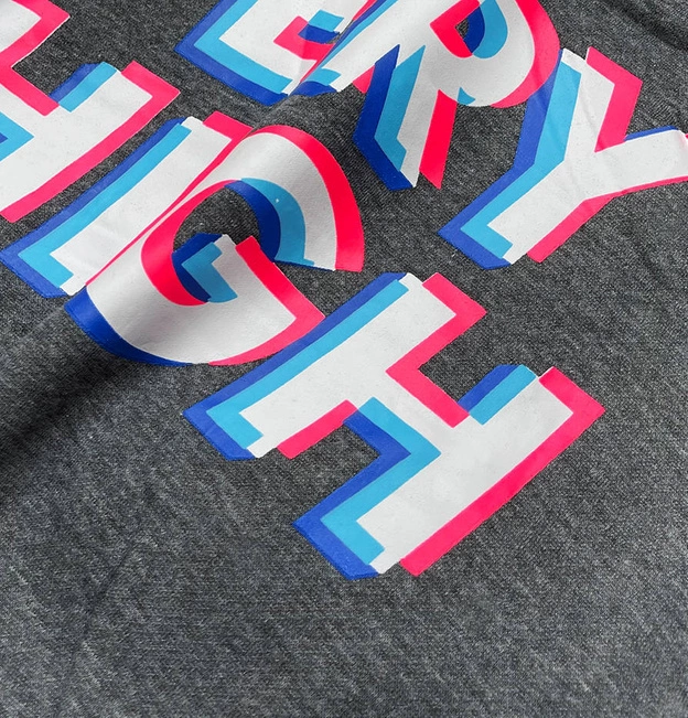 Bluza dresowa damska z nadrukiem ciemnoszara (26012)