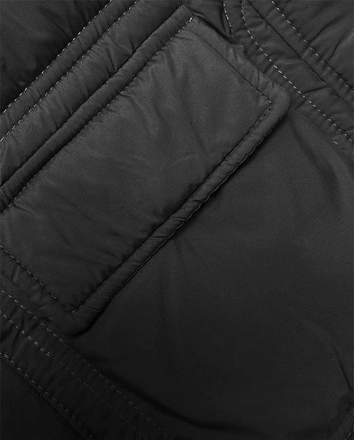 Puchowa kamizelka damska czarna (B8153-1)