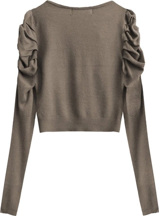 KRÓTKI SWETEREK KAKAOWY (X1517X)