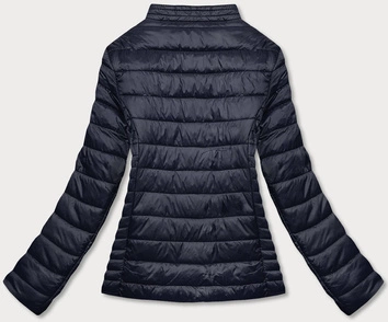 Cienka kurtka damska ze stójką granatowa (bh-2006)