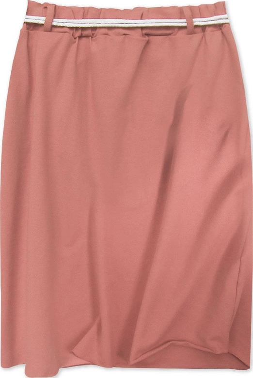 DRESOWA SPÓDNICA Z KIESZENIAMI RÓŻOWA (592ART)