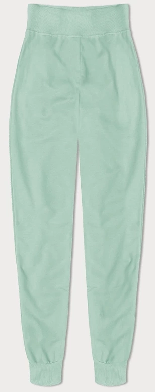 Cienkie spodnie dresowe miętowe (CK03-61)
