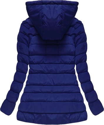 PIKOWANA KURTKA Z KAPTUREM CHABROWA (7674)