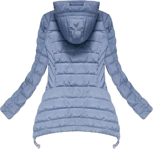KURTKA Z WYDŁUŻONYMI BOKAMI NIEBIESKA (XW563X)