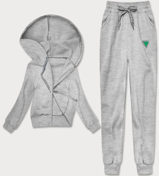 Komplet sportowy damski szary (YP-1137)