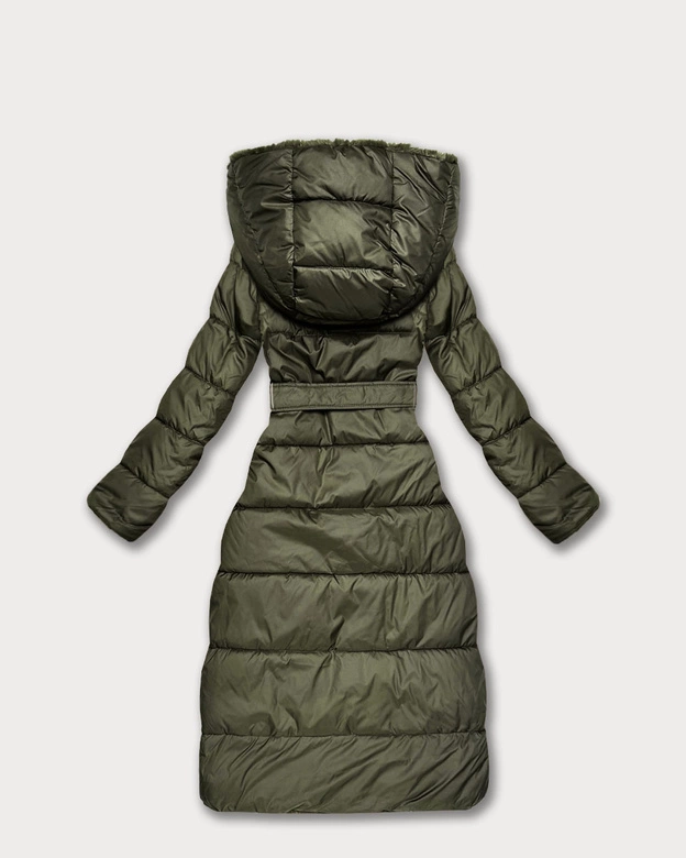 Zimowa kurtka dwustronna futerko Minority khaki (P3-6020-22)