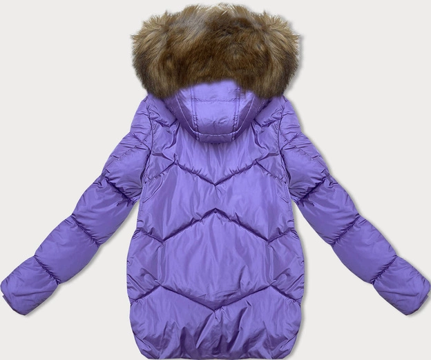 Przejściowa kurtka z kapturem lilac (LHD-23002)