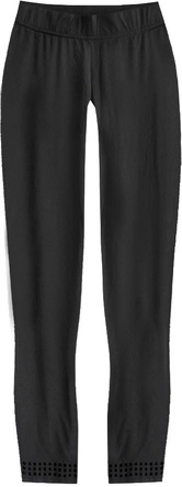 BŁYSZCZĄCE LEGGINSY Z DŻETAMI CZARNE (373ART)