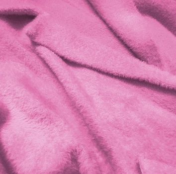 Wełniana narzutka alpaka różowa (7102#)