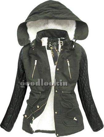 KHAKI PARKA ZIMOWA LIBLAND (LD-7591)