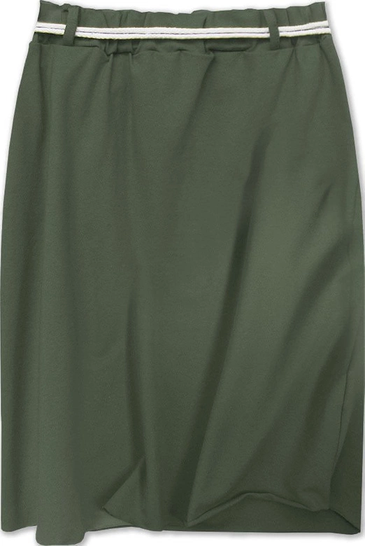 DRESOWA SPÓDNICA Z KIESZENIAMI KHAKI (592ART)