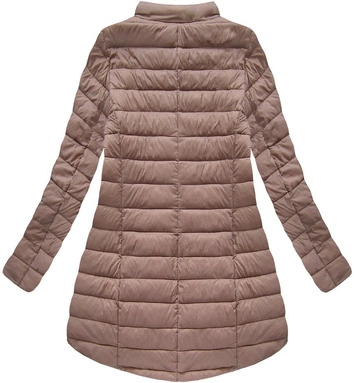 PIKOWANA KURTKA Z KAPTUREM ANTYCZNY RÓŻ (7471-PLUS)