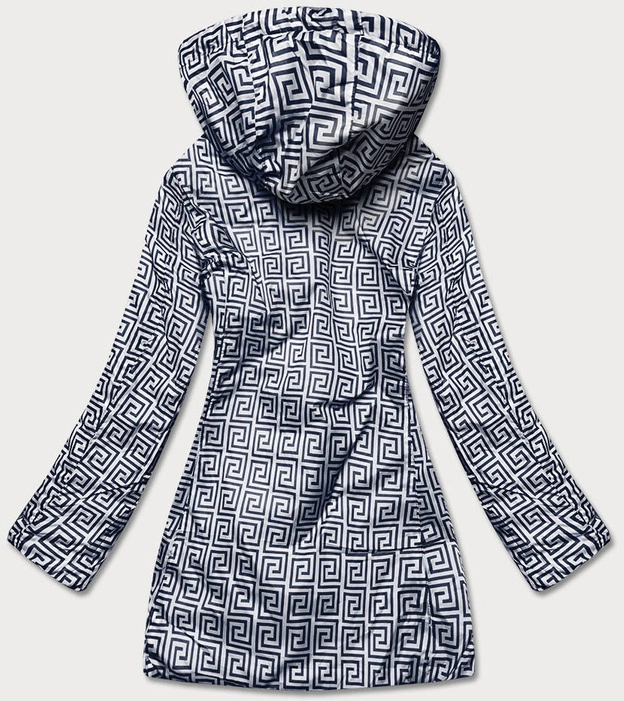 Dwustronna kurtka damska pikowana granatowa (pc-7502-35)