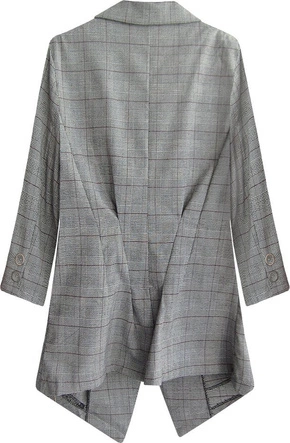 MARYNARKA W KRATKĘ SZARA (1290/6)